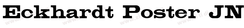 Eckhardt Poster JNL字体转换